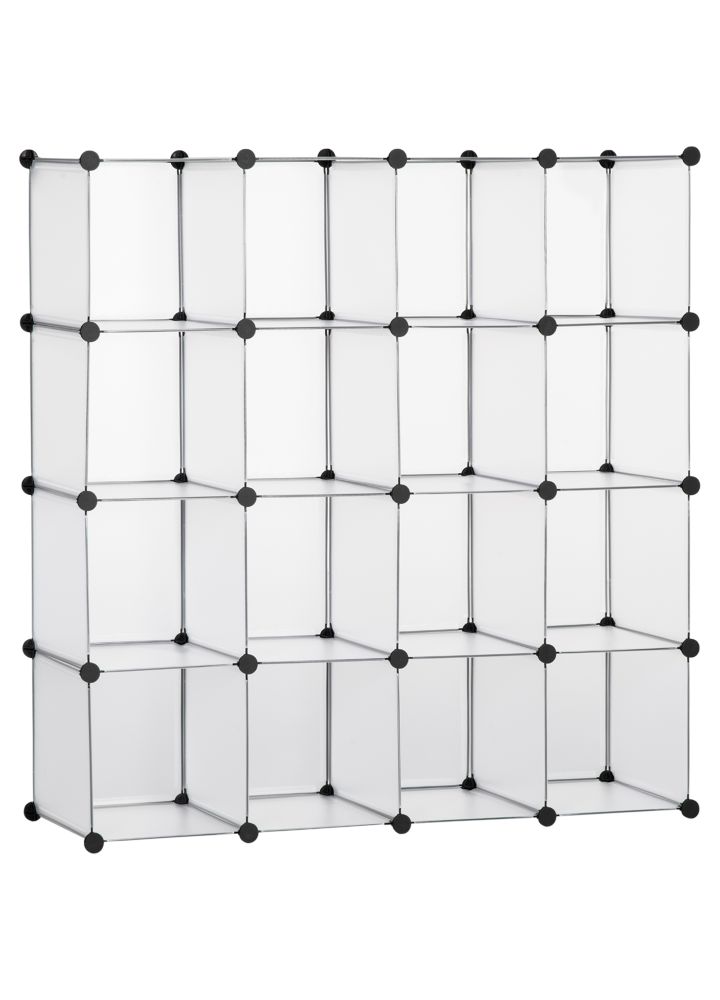 Armario Lofoten Modular 16 Cubos Transparente