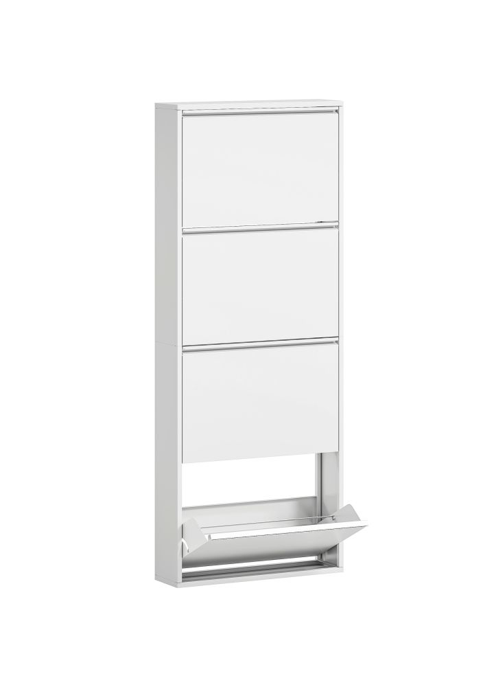 Zapatero Nordkapp Metal 4 Cajones Blanco