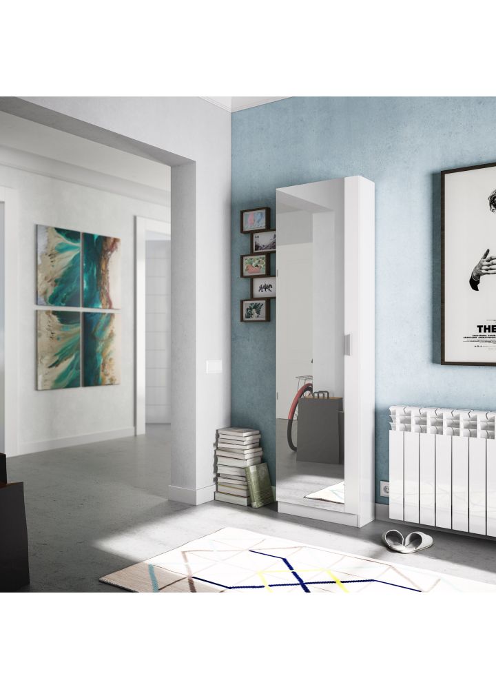 Zapatero Tilde Blanco Brillo 50×180 cm
