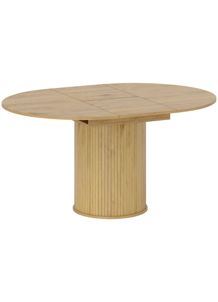 Mesa Comedor Helsingborg Extensible Redonda Natural