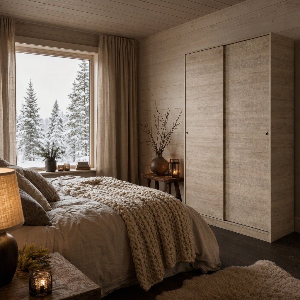 Armario Oslo correderas 120 cm · roble