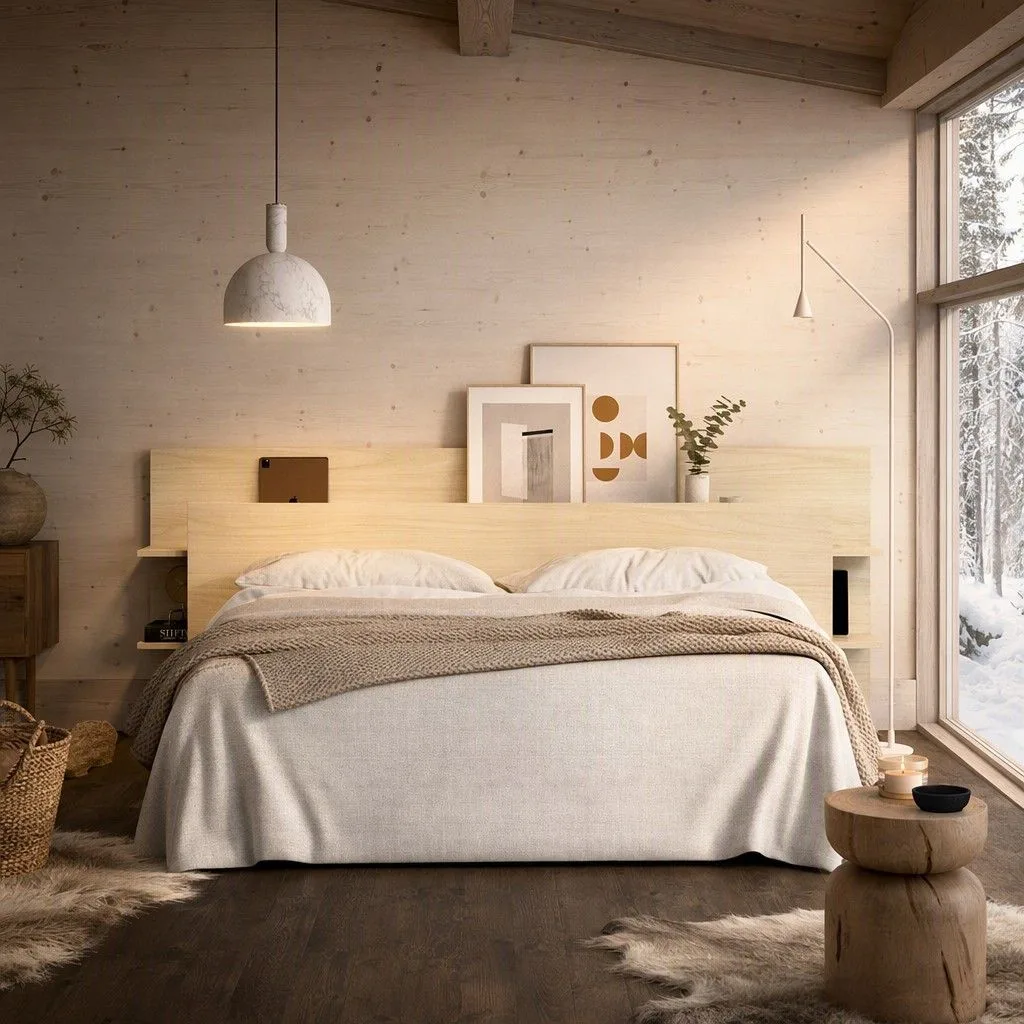 Cabezal cama 150 181x71 roble