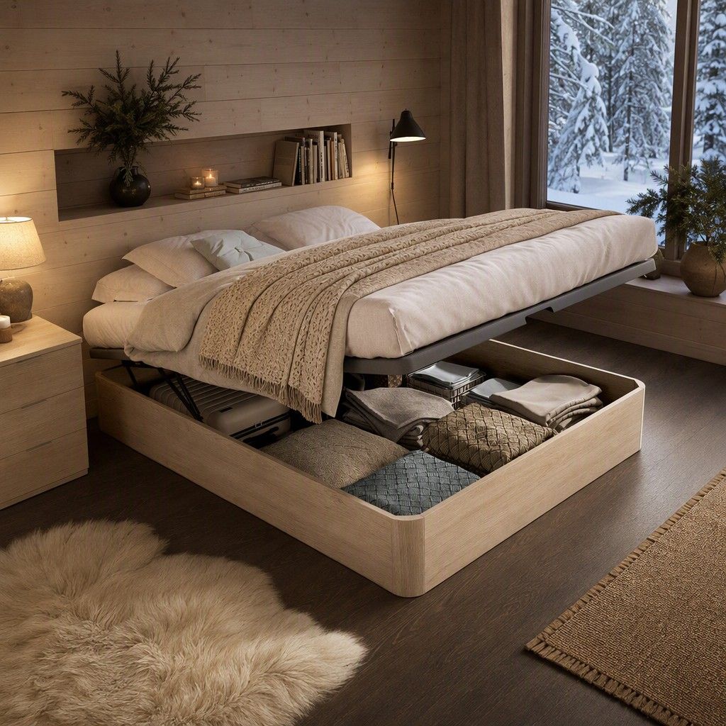 Canape pata mold. cama 135 134x32 natural