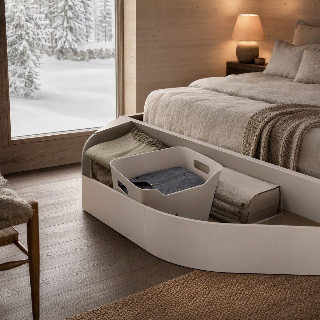 Canape pata mold. cama 150 149x32 blanco