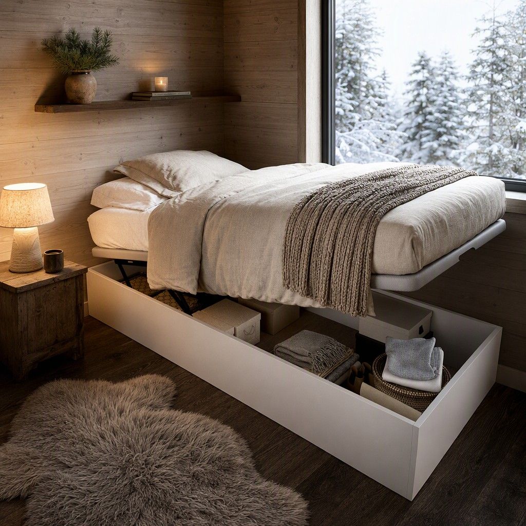 Canape recto cama 105 104x32 blanco