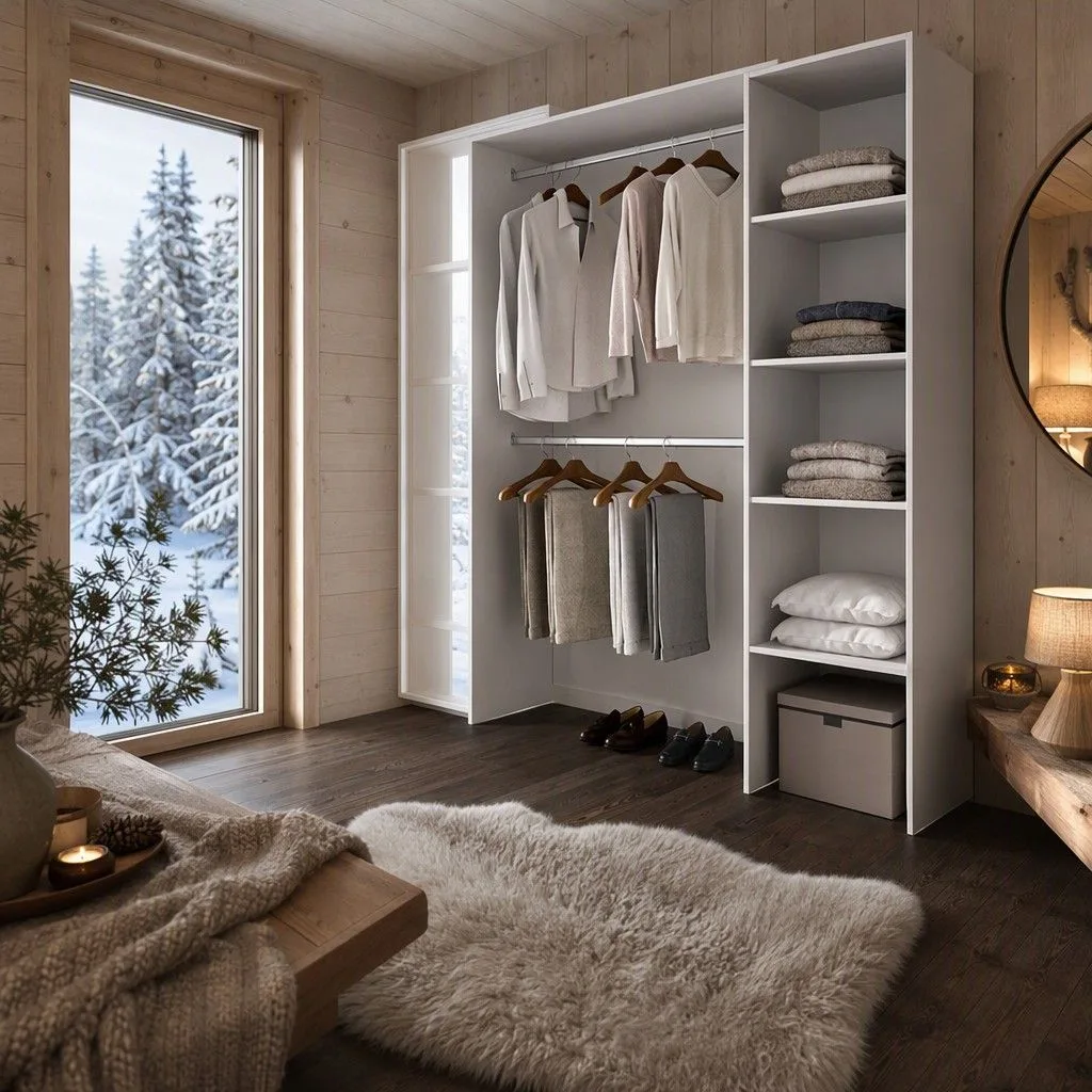 Kit vestidor 140x187 blanco