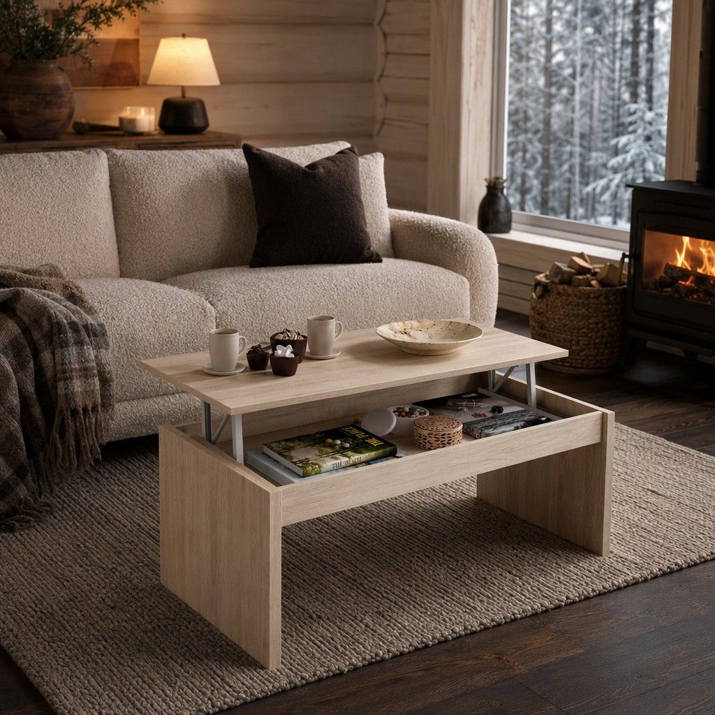 Mesa centro side 102x43 natural