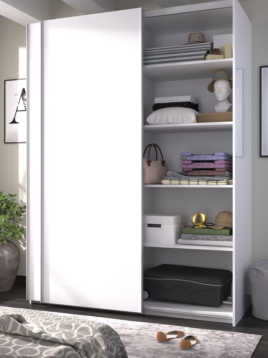 Pack estantes interior armario 180 87x2 blanco