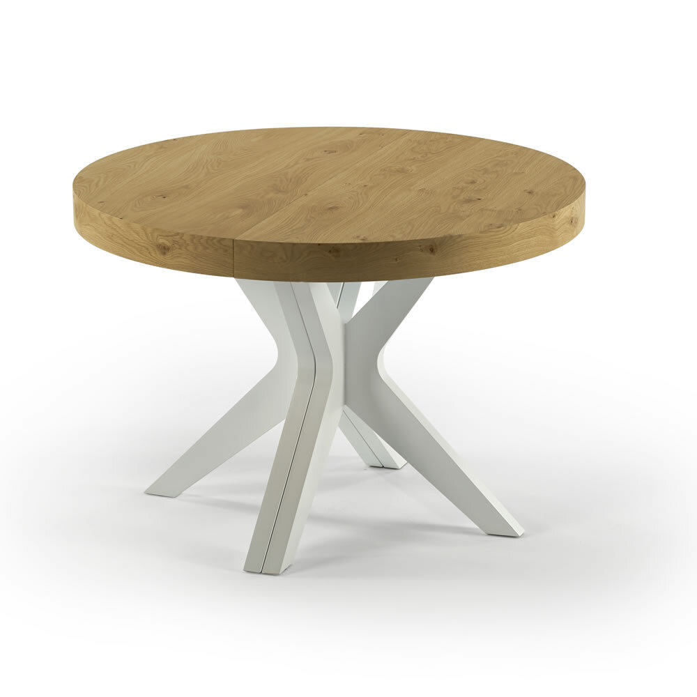 Mesa de comedor redonda extensible Hardanger