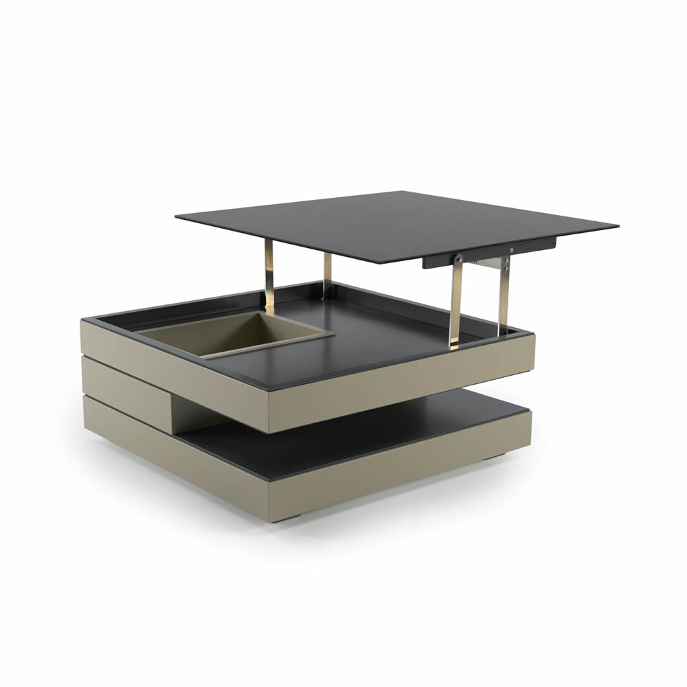 Mesa de centro elevable cuadrada Loen