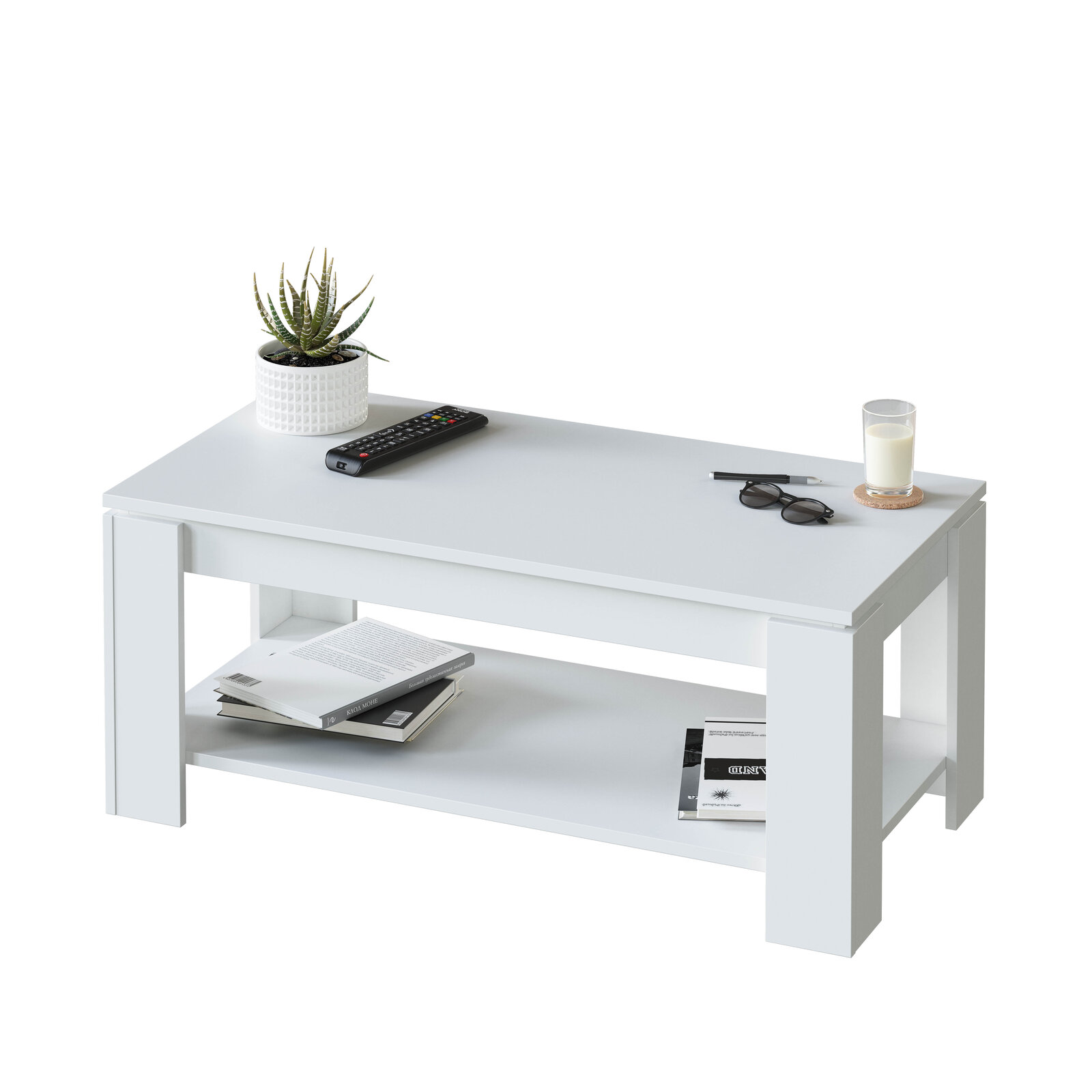Mesa de centro Astrid blanco artik 102 cm