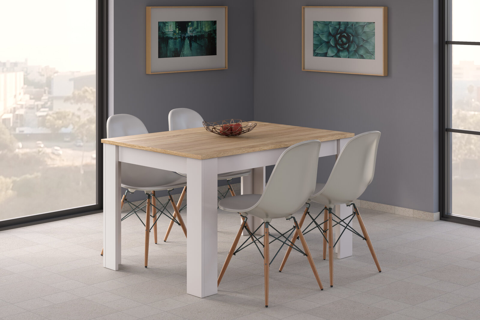 Birk · Mesa nórdica mediterránea 190 cm