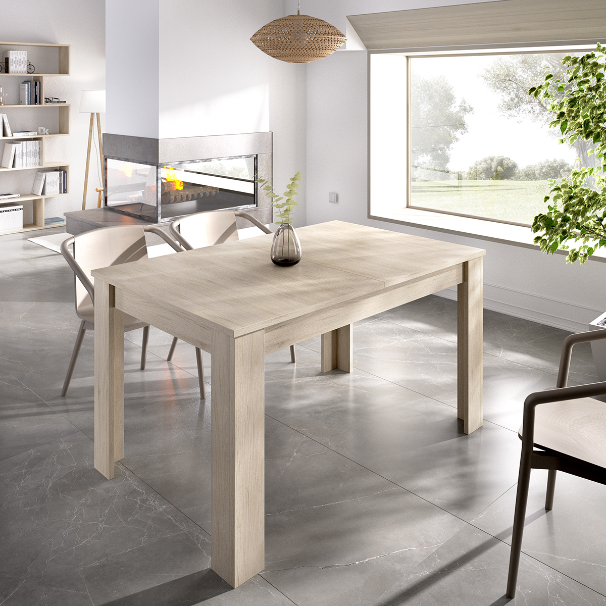 Mesa comedor natural con envío a Lugo