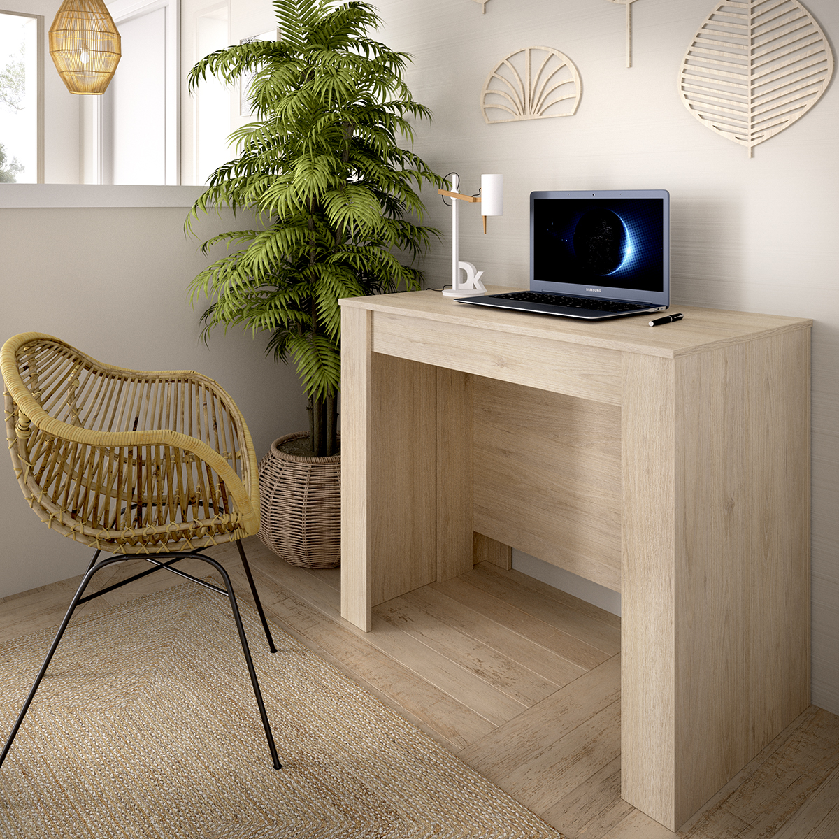 Mesa extensible kiona natural con envío a Segovia
