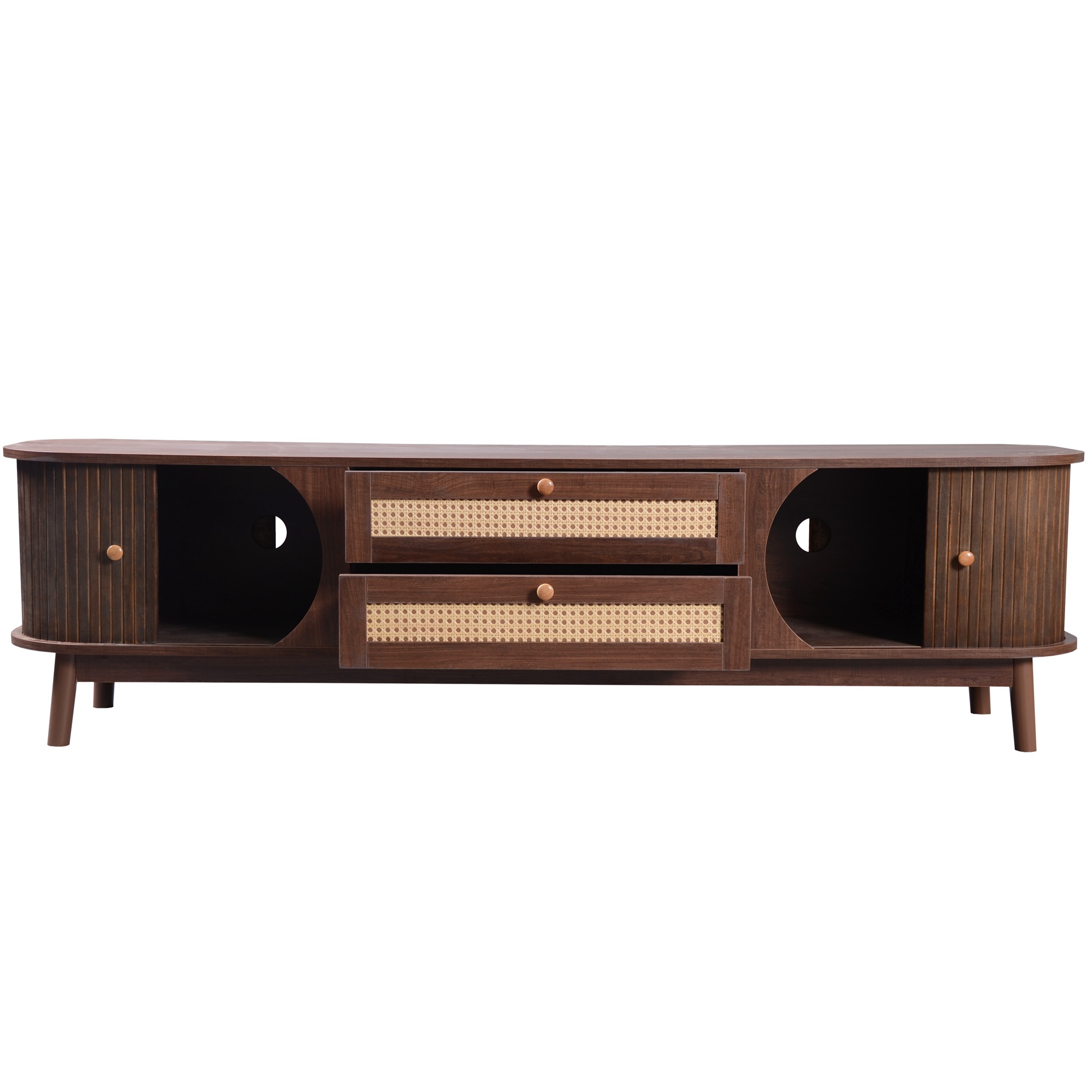 Mueble TV Tromsø Ratán Natural